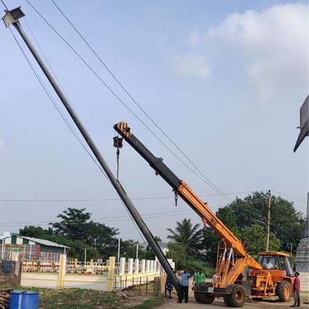 high mast pole supplier in Chennai